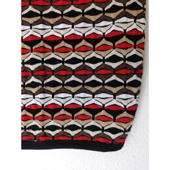 Bailey 44 Multicolor Geometric Print High Waisted Knit Pencil Skirt Size S - Picture 3 of 8